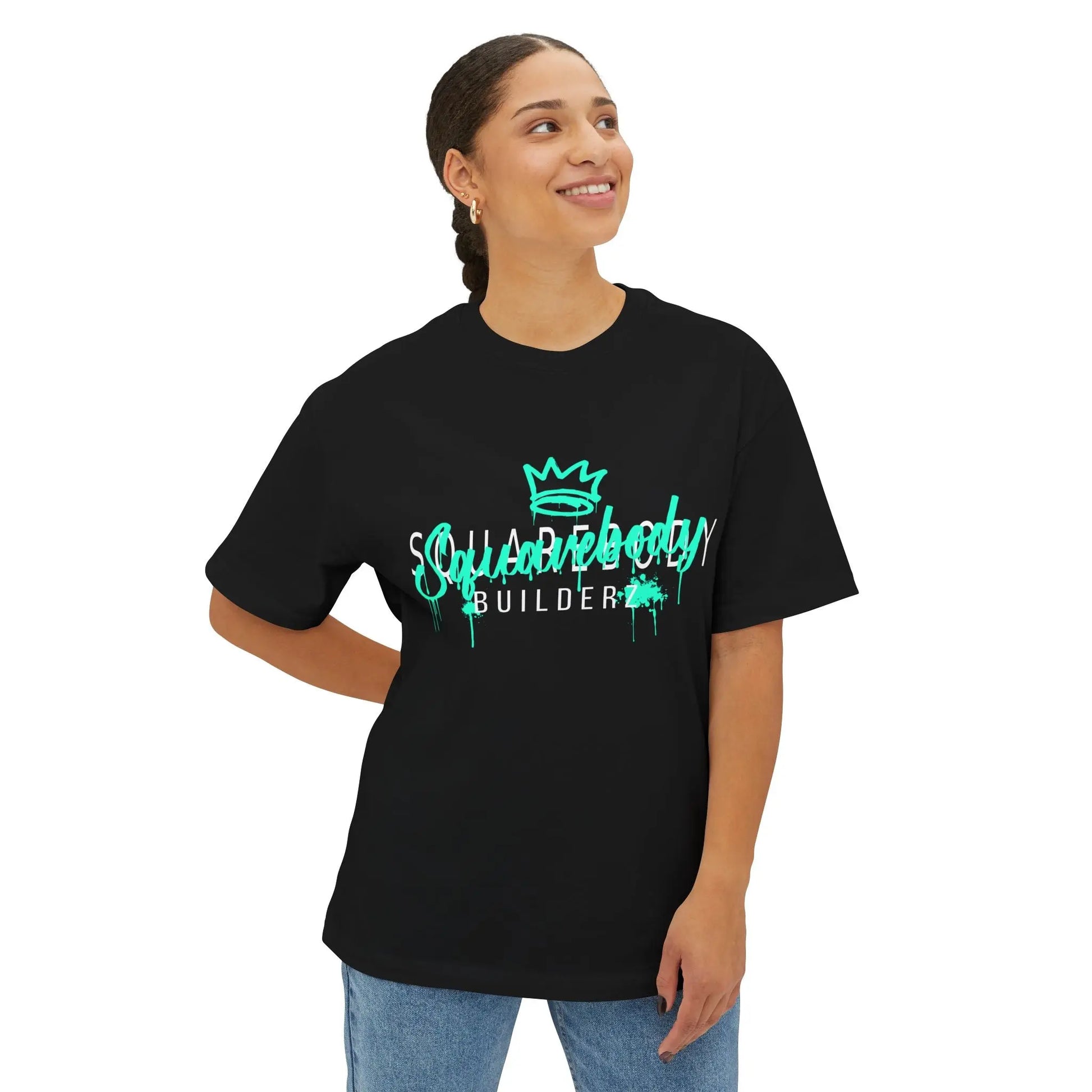 Graffiti Urban Oversized Tee SQUAREBODY BUILDERZ graffiti tee Printify