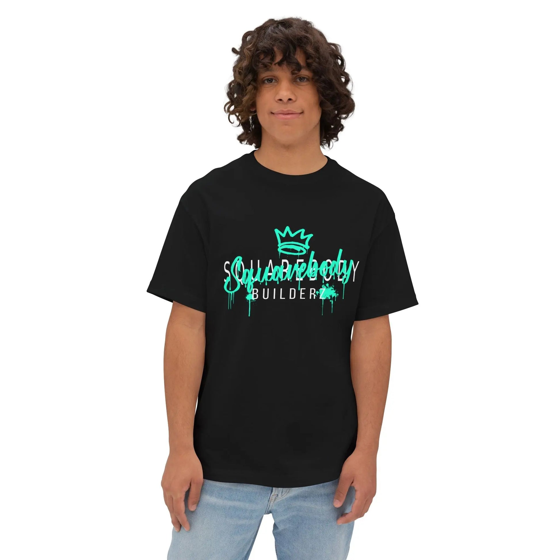 Graffiti Urban Oversized Tee SQUAREBODY BUILDERZ graffiti tee Printify