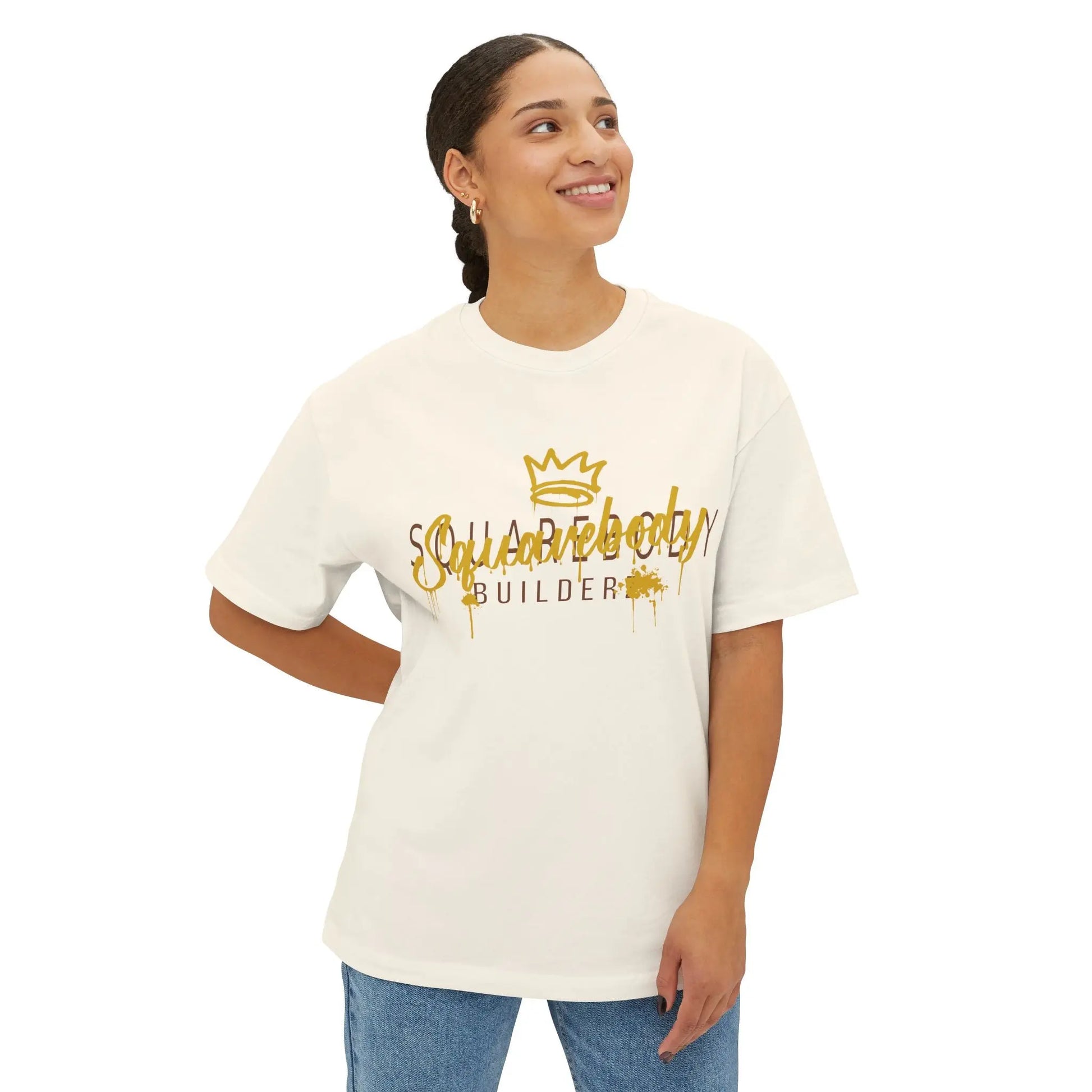 Graffiti Urban Oversized Tee SQUAREBODY BUILDERZ graffiti tee Printify