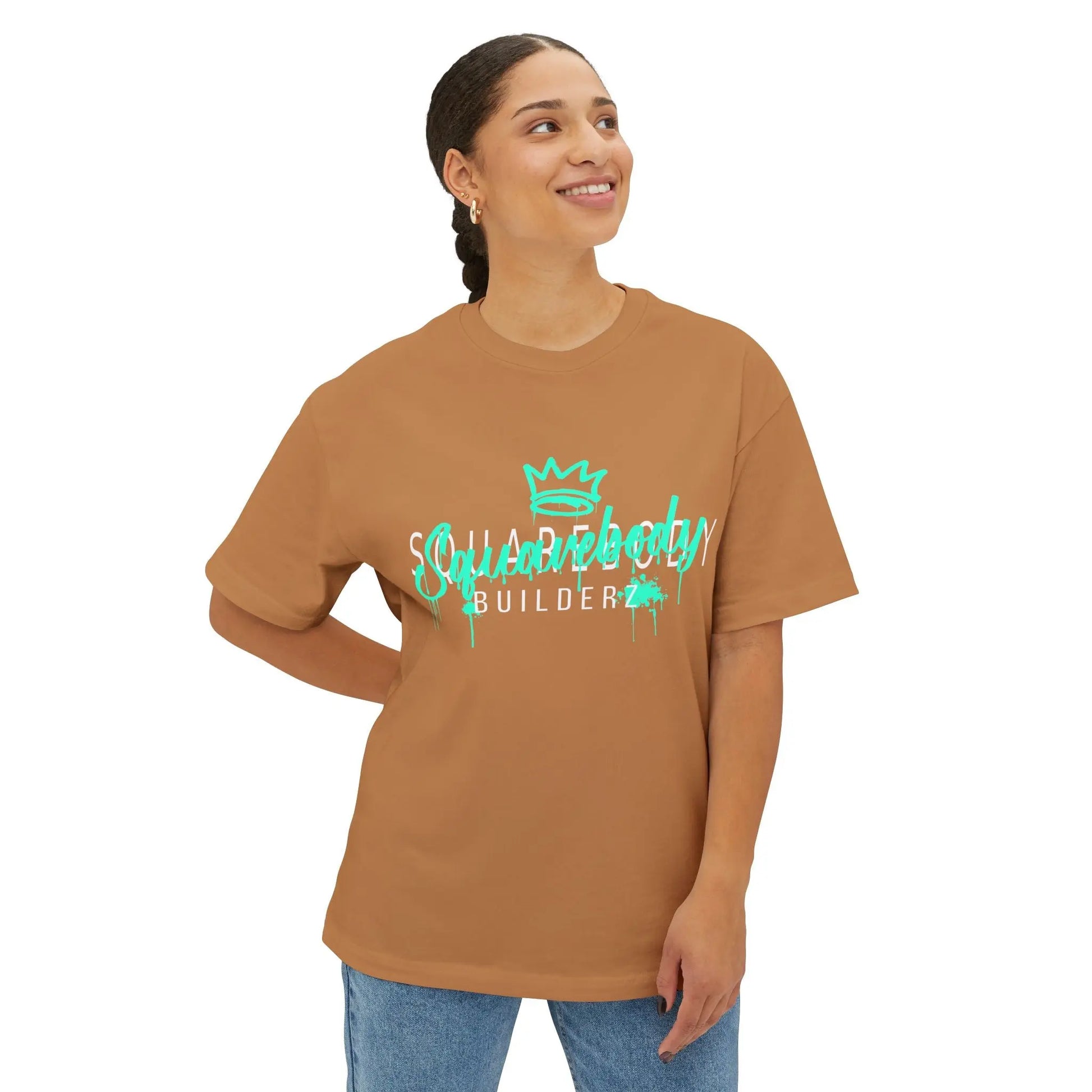 Graffiti Urban Oversized Tee SQUAREBODY BUILDERZ graffiti tee Printify