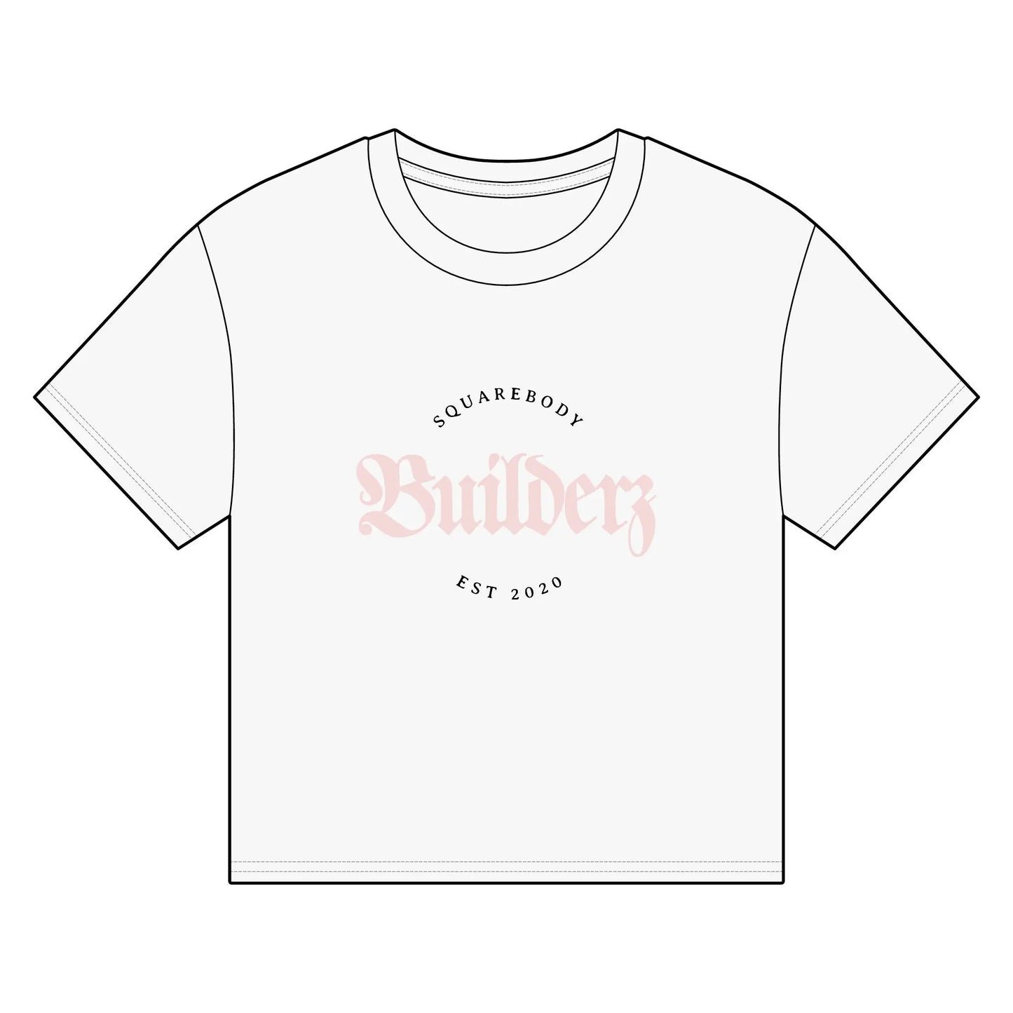 Organic Boxy T-shirt - Squarebody Builderz Logo Printify