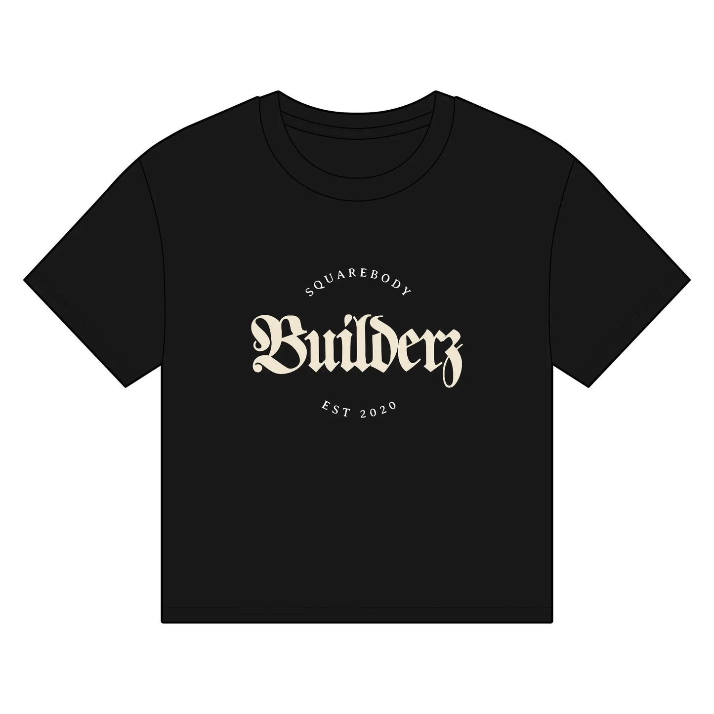Organic Boxy T-shirt - Squarebody Builderz Logo Printify
