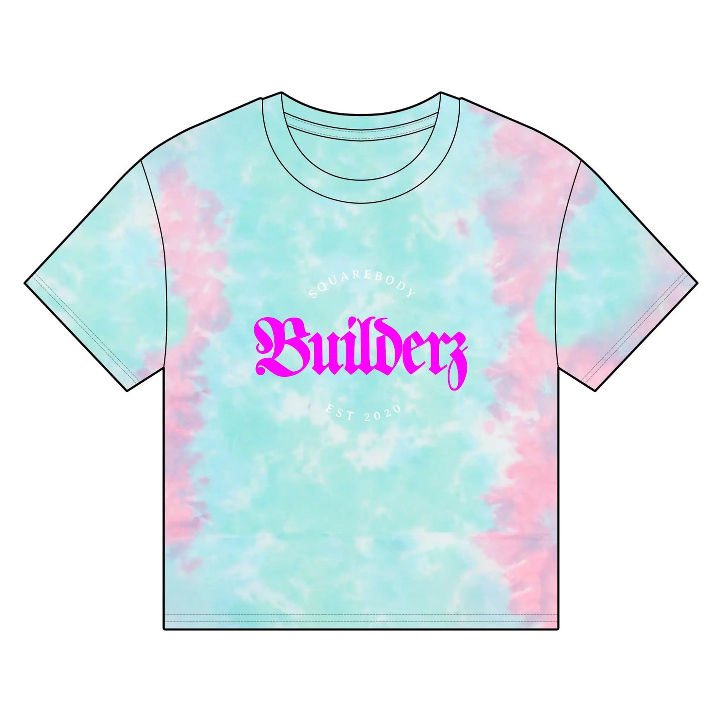 Organic Boxy T-shirt - Squarebody Builderz Logo Printify