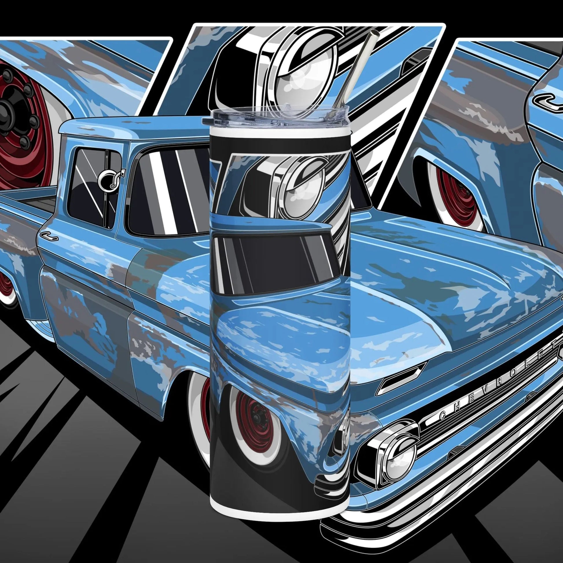 Patina C10 stepside 20oz Stainless Steel Tumbler Printify