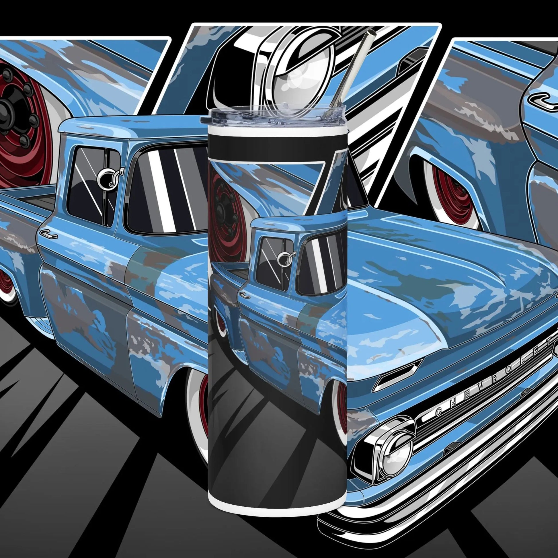 Patina C10 stepside 20oz Stainless Steel Tumbler Printify