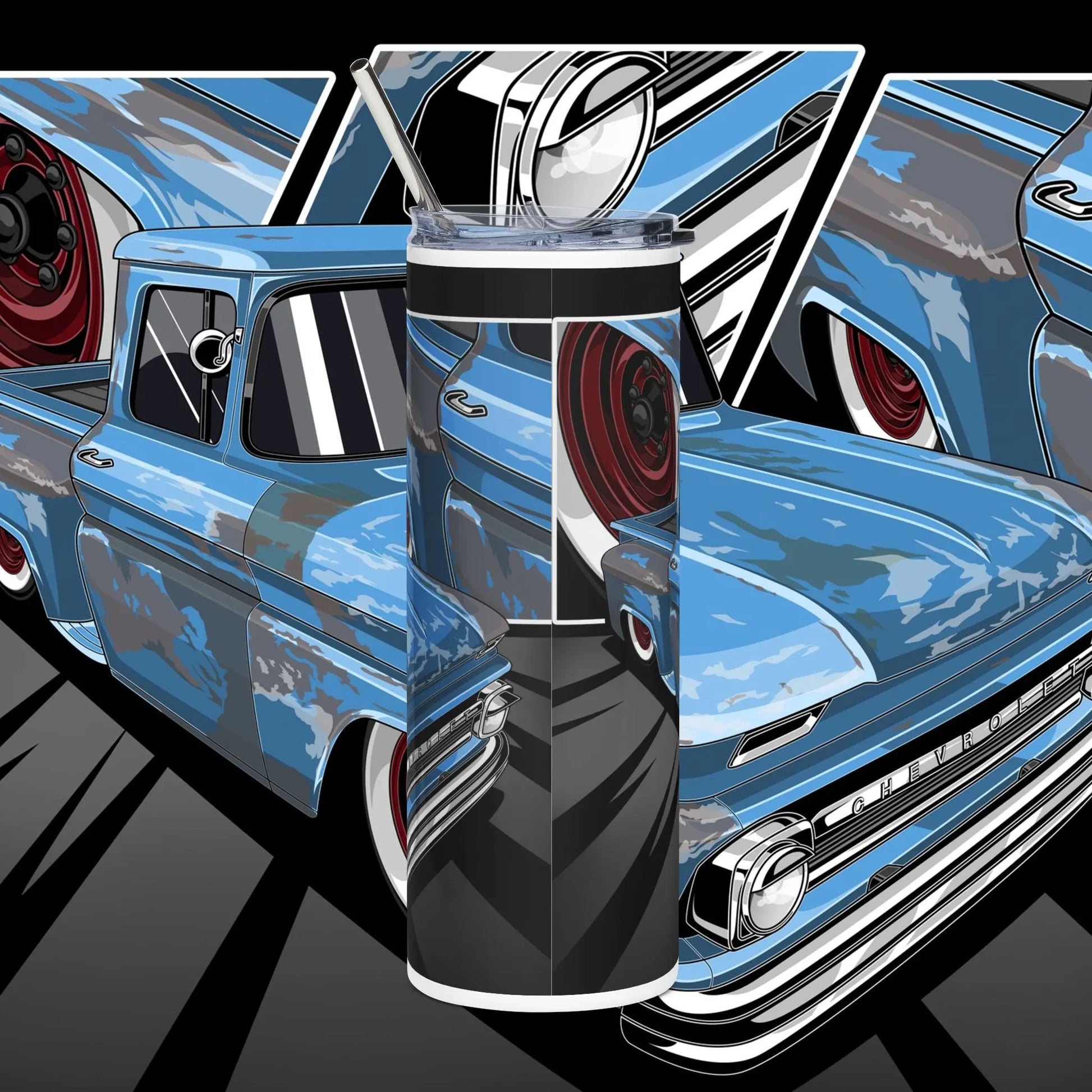 Patina C10 stepside 20oz Stainless Steel Tumbler Printify