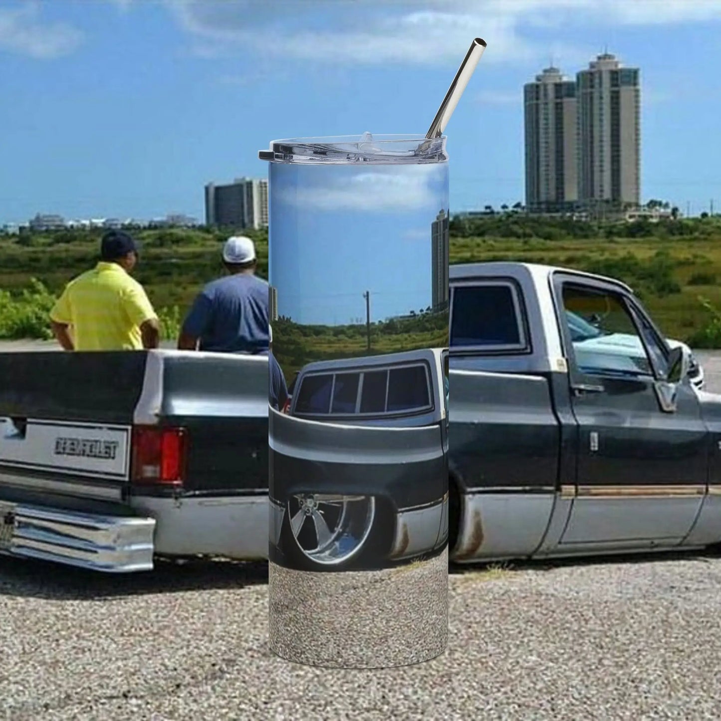 Patina Squarebody C10 20oz Stainless Tumbler Printify