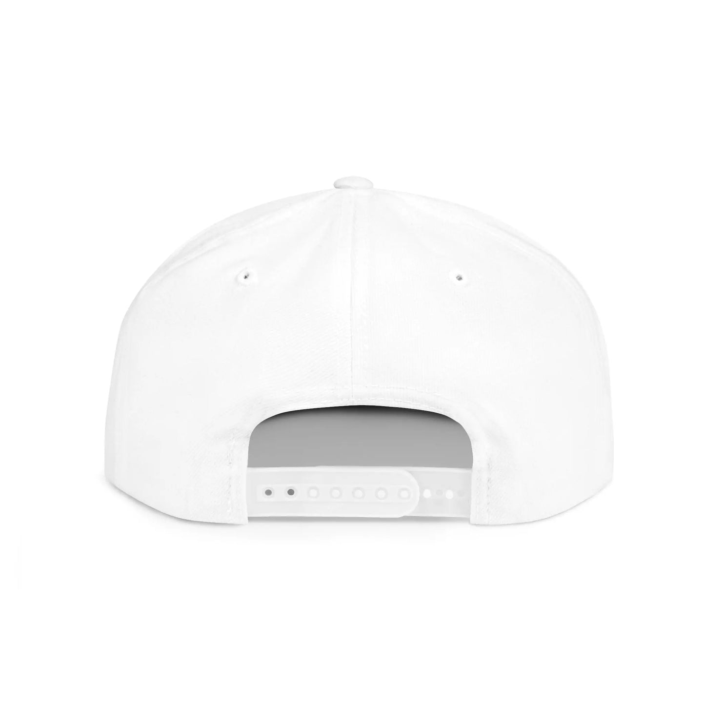 SQUAREBODU_BUILDERZ round logo BLK Flat Bill Snapback Printify