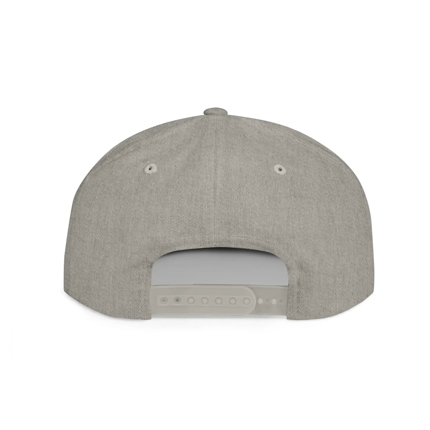 SQUAREBODU_BUILDERZ round logo BLK Flat Bill Snapback Printify