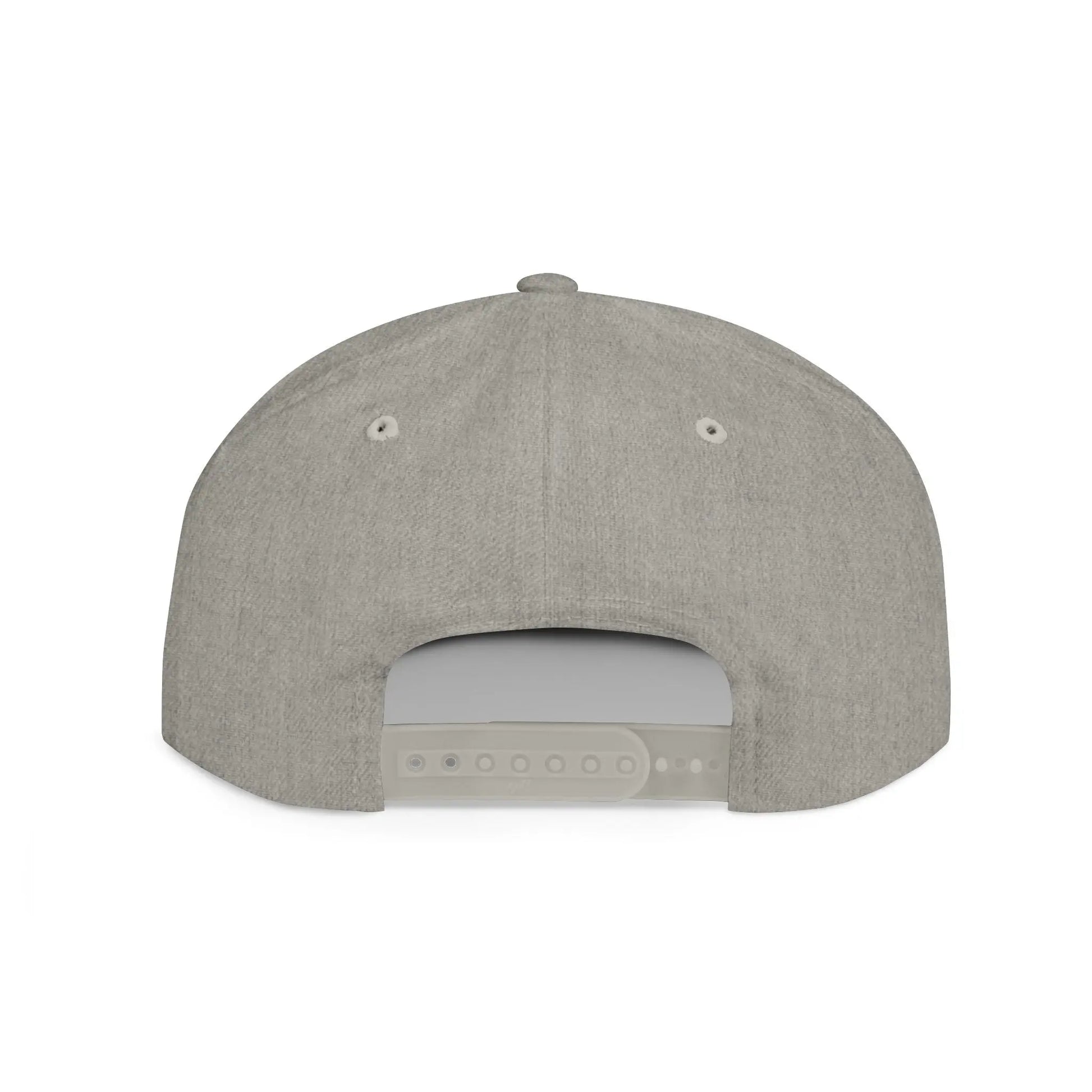 SQUAREBODU_BUILDERZ round logo BLK Flat Bill Snapback Printify
