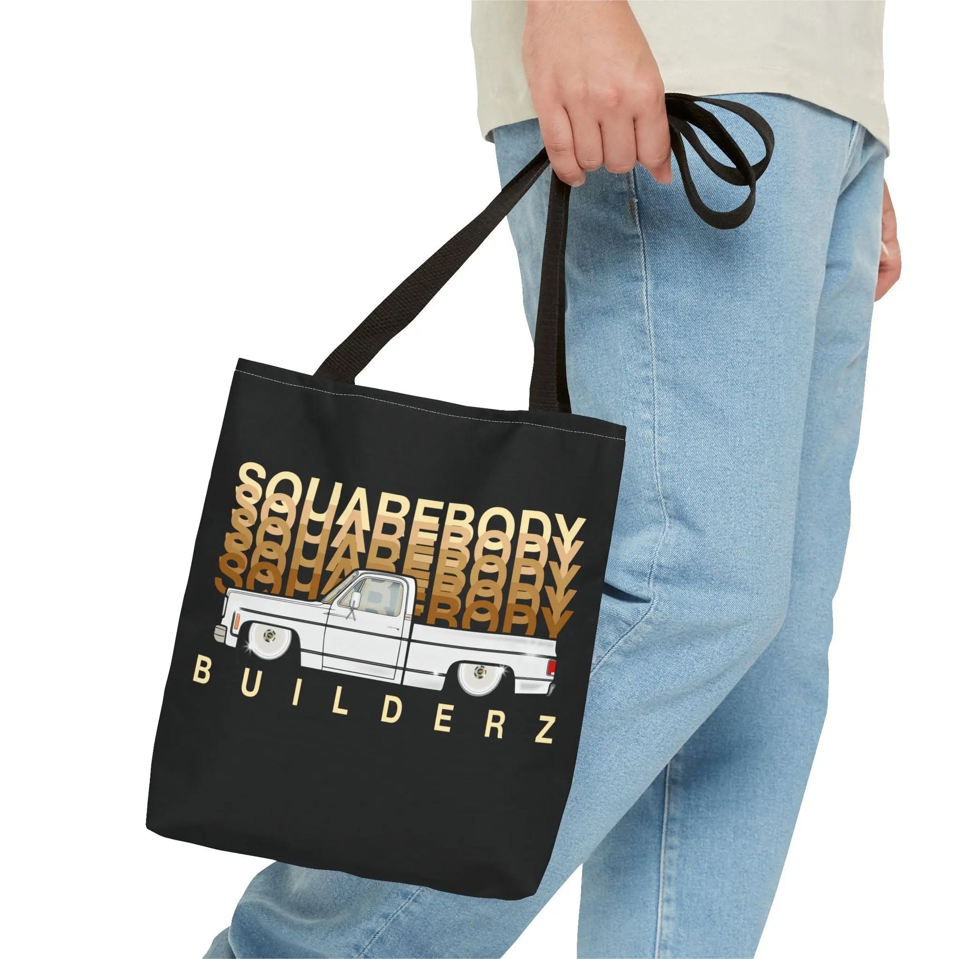 SQUAREBODY BUILDERZ Tote Bag (AOP) Printify