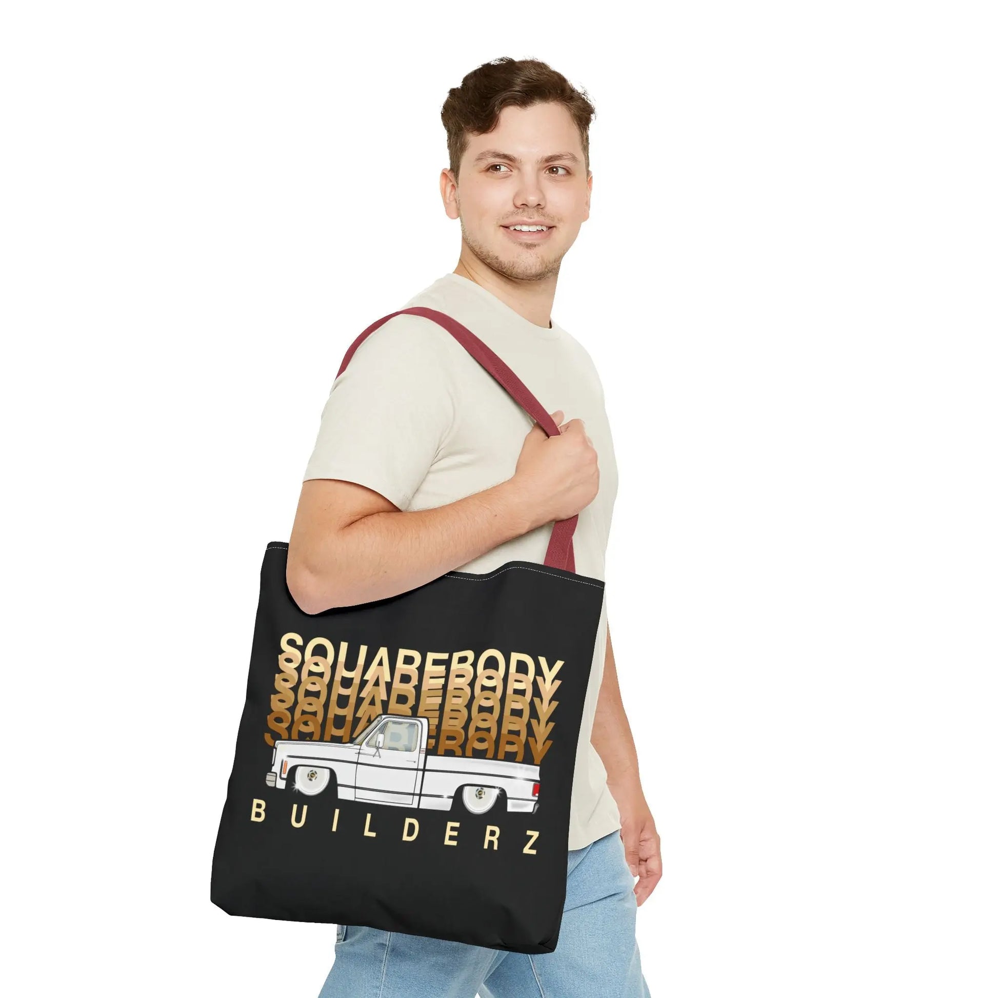 SQUAREBODY BUILDERZ Tote Bag (AOP) Printify