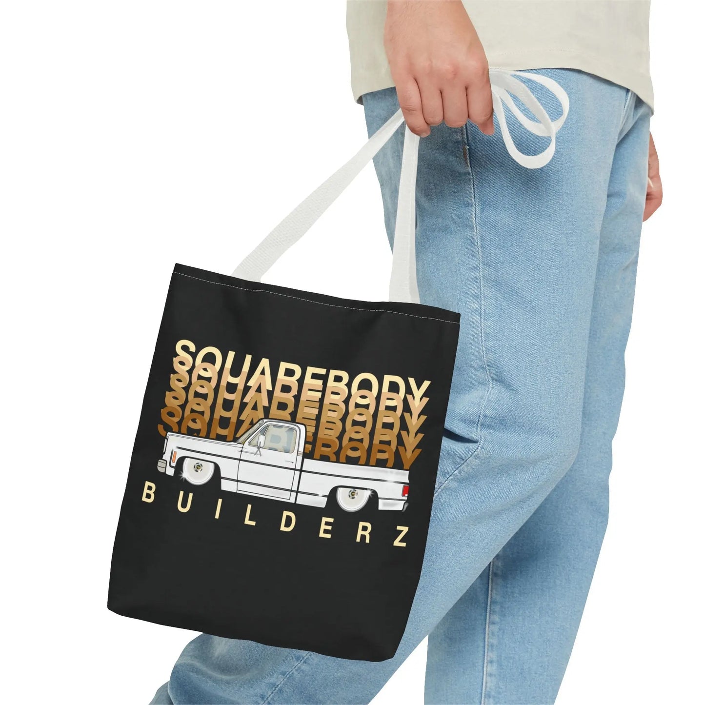 SQUAREBODY BUILDERZ Tote Bag (AOP) Printify