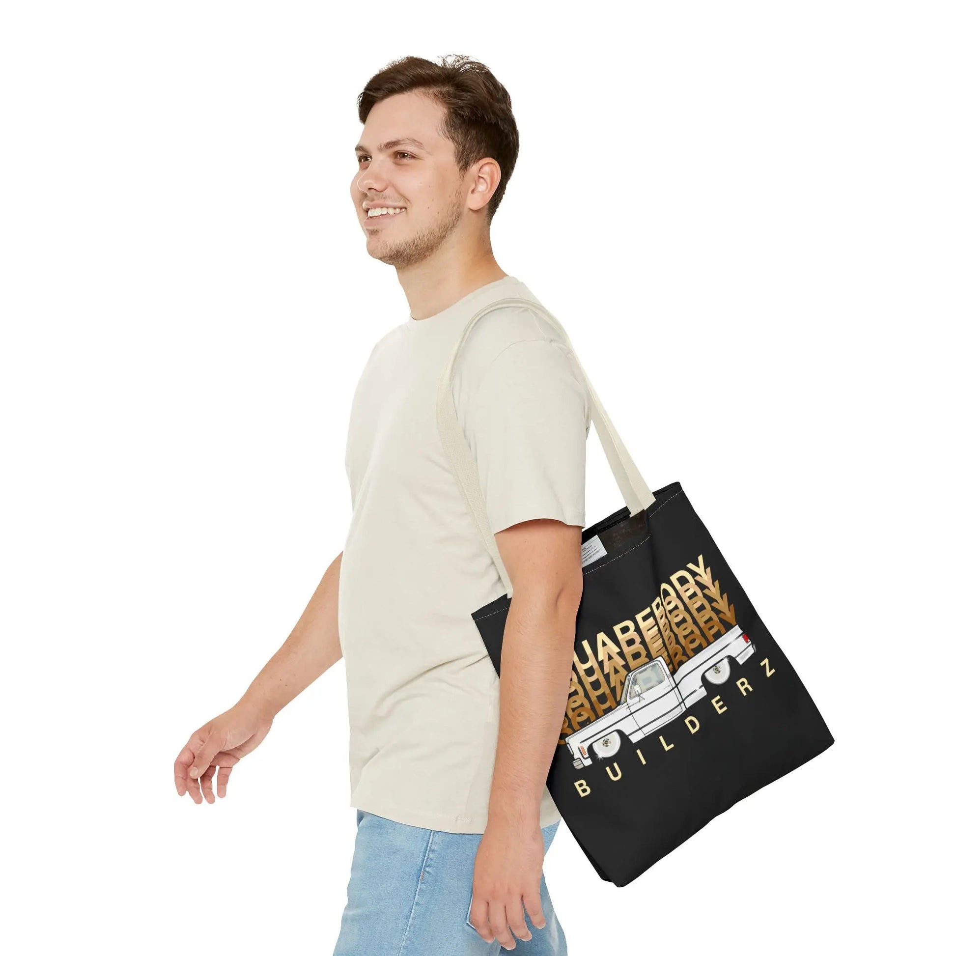 SQUAREBODY BUILDERZ Tote Bag (AOP) Printify