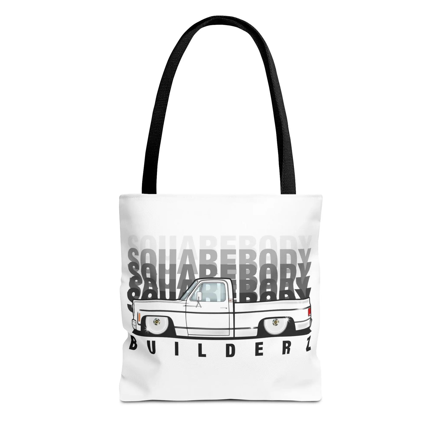 SQUAREBODY BUILDERZ Tote Bag (AOP) Printify
