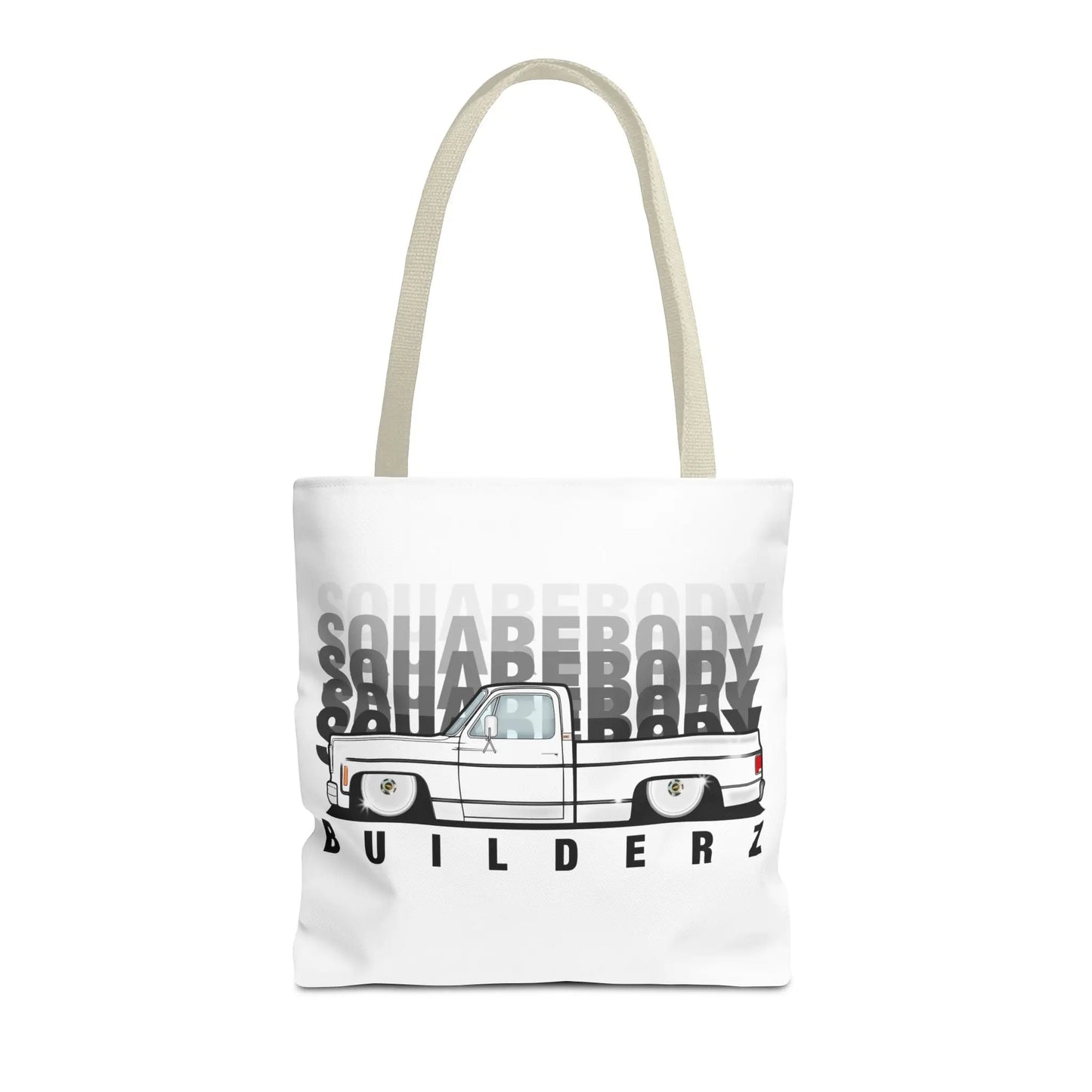 SQUAREBODY BUILDERZ Tote Bag (AOP) Printify