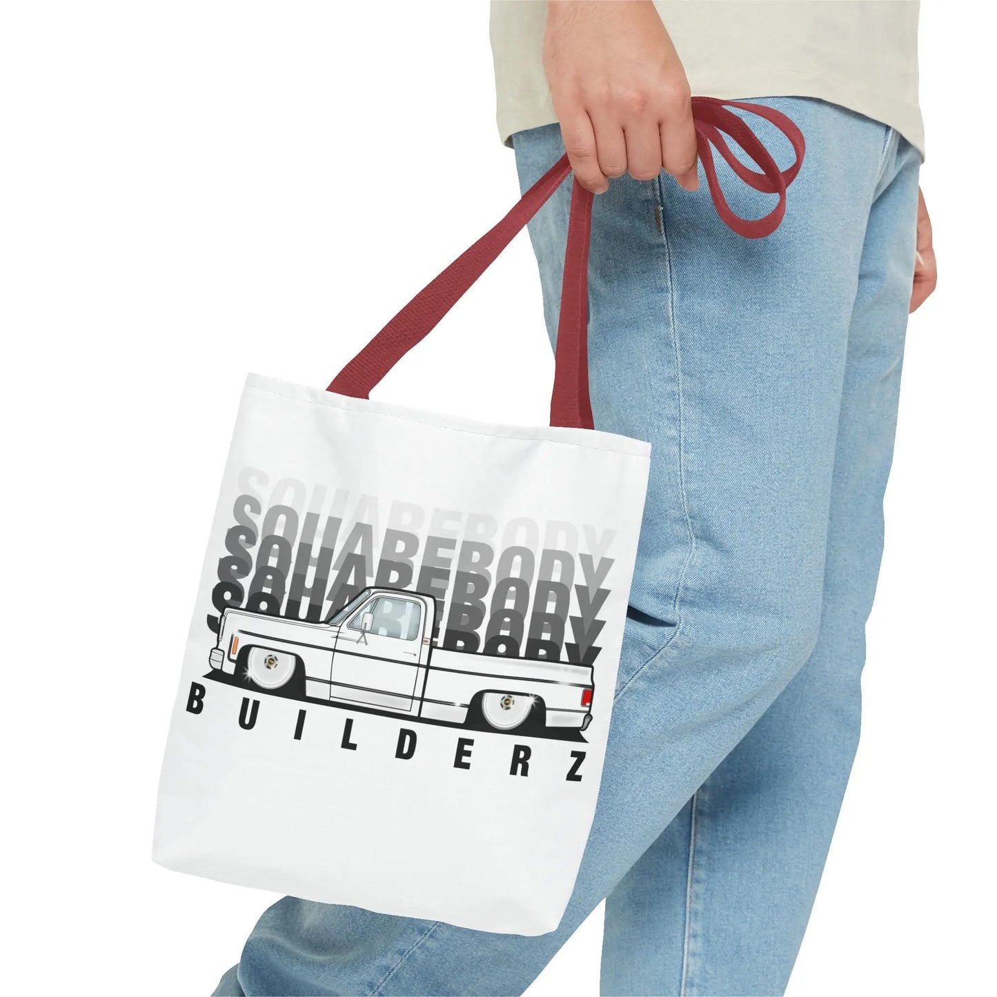 SQUAREBODY BUILDERZ Tote Bag (AOP) Printify