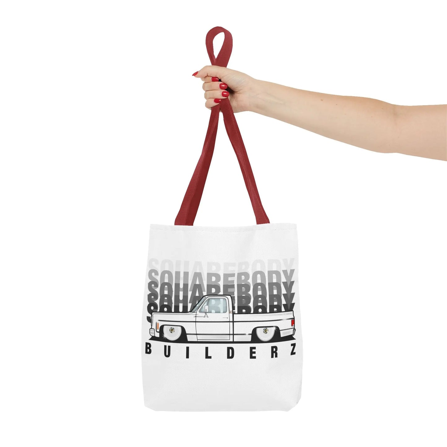 SQUAREBODY BUILDERZ Tote Bag (AOP) Printify
