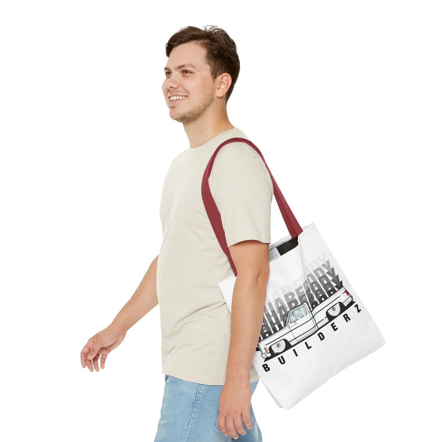 SQUAREBODY BUILDERZ Tote Bag (AOP) Printify