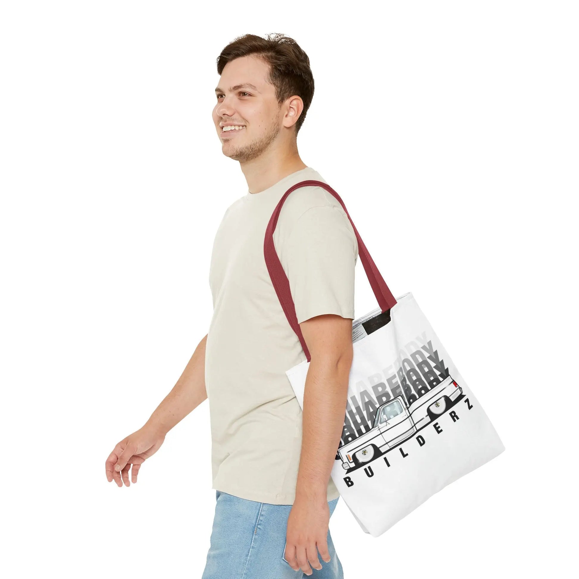 SQUAREBODY BUILDERZ Tote Bag (AOP) Printify