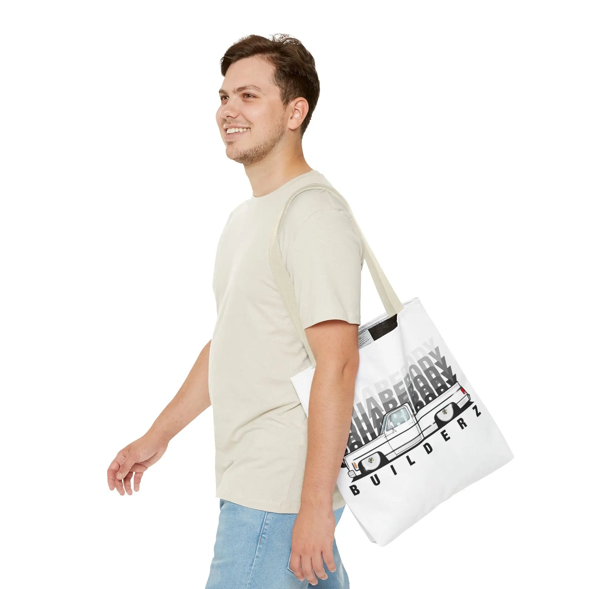 SQUAREBODY BUILDERZ Tote Bag (AOP) Printify