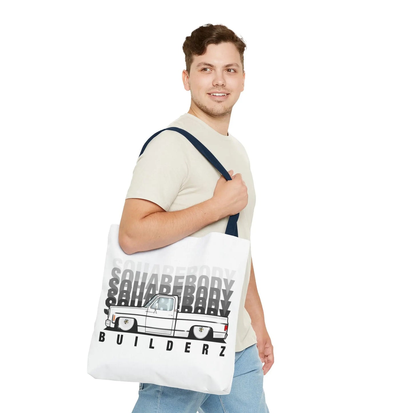 SQUAREBODY BUILDERZ Tote Bag (AOP) Printify