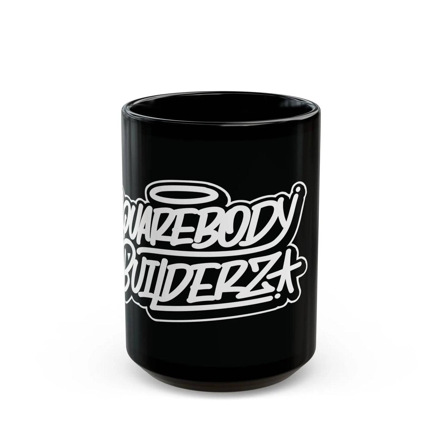 SQUAREBODY_BUILDERZ Black Mug (11oz, 15oz) Printify