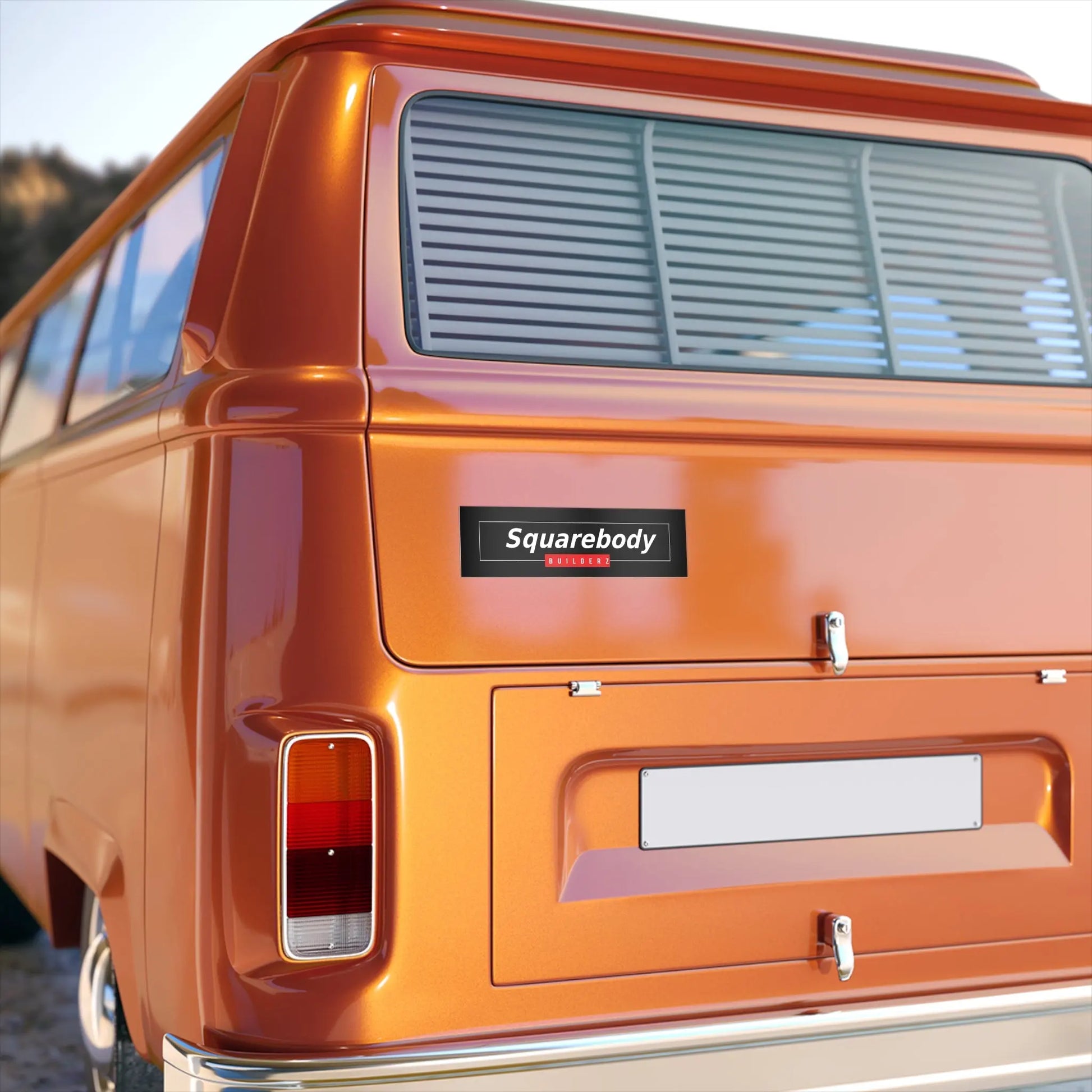 SQUAREBODY_BUILDERZ Bumper Sticker Printify