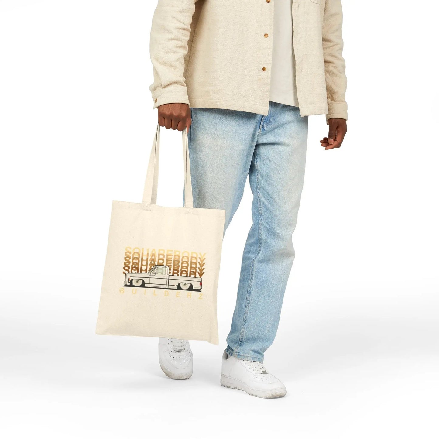 SQUAREBODY_BUILDERZ Canvas Tote Bag Printify