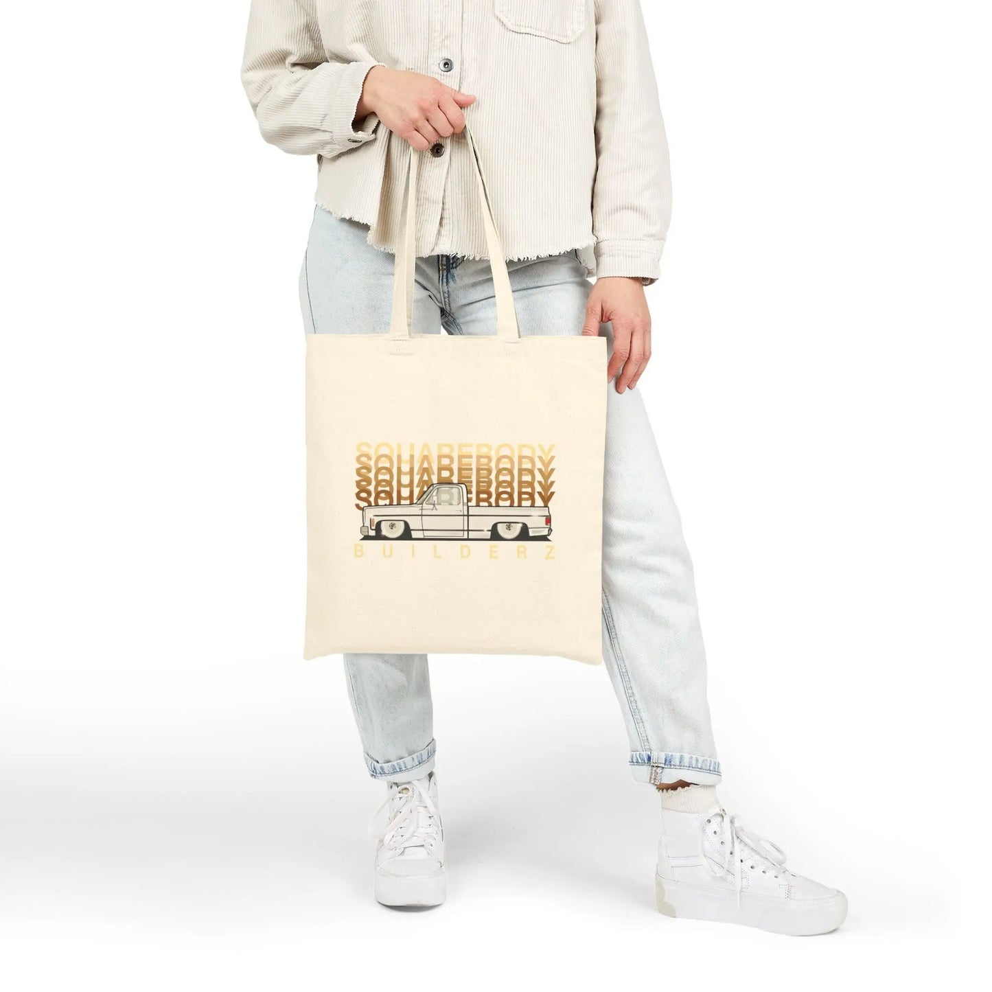 SQUAREBODY_BUILDERZ Canvas Tote Bag Printify