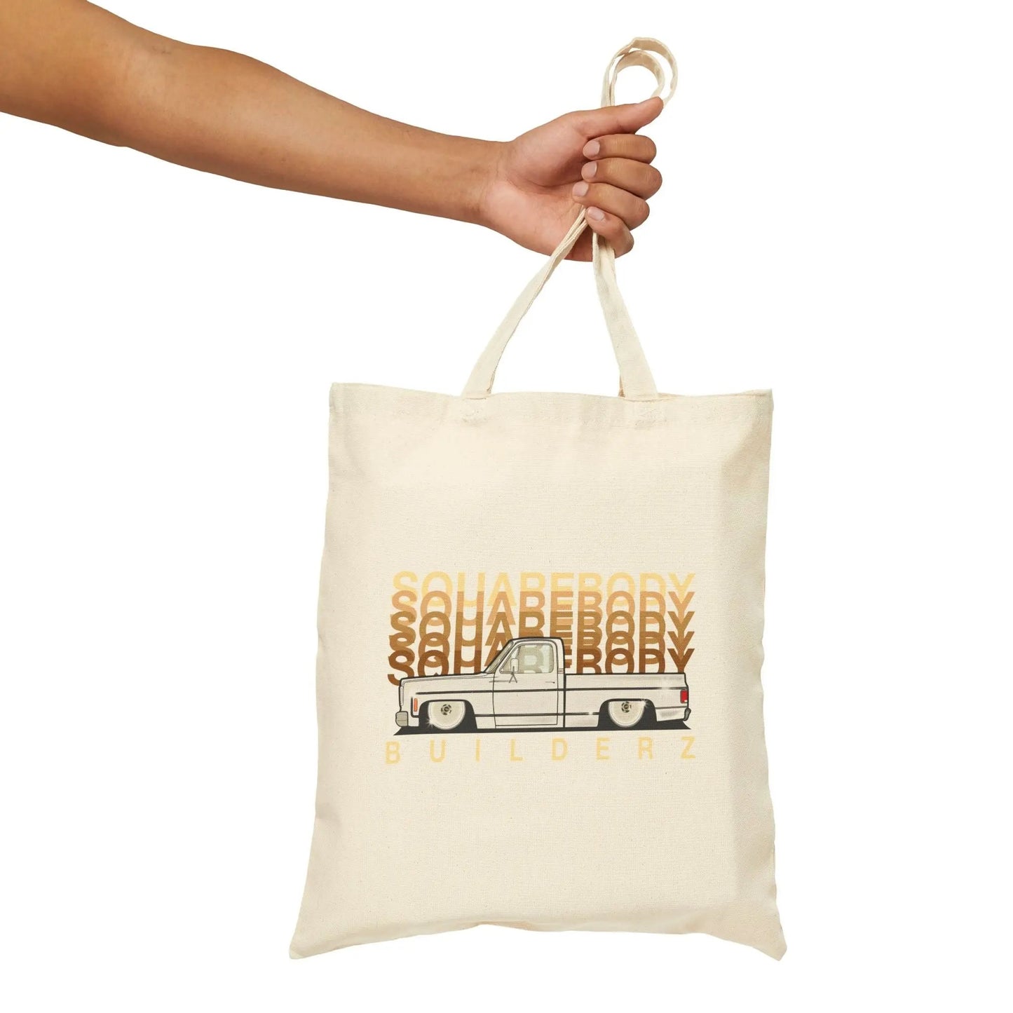 SQUAREBODY_BUILDERZ Canvas Tote Bag Printify