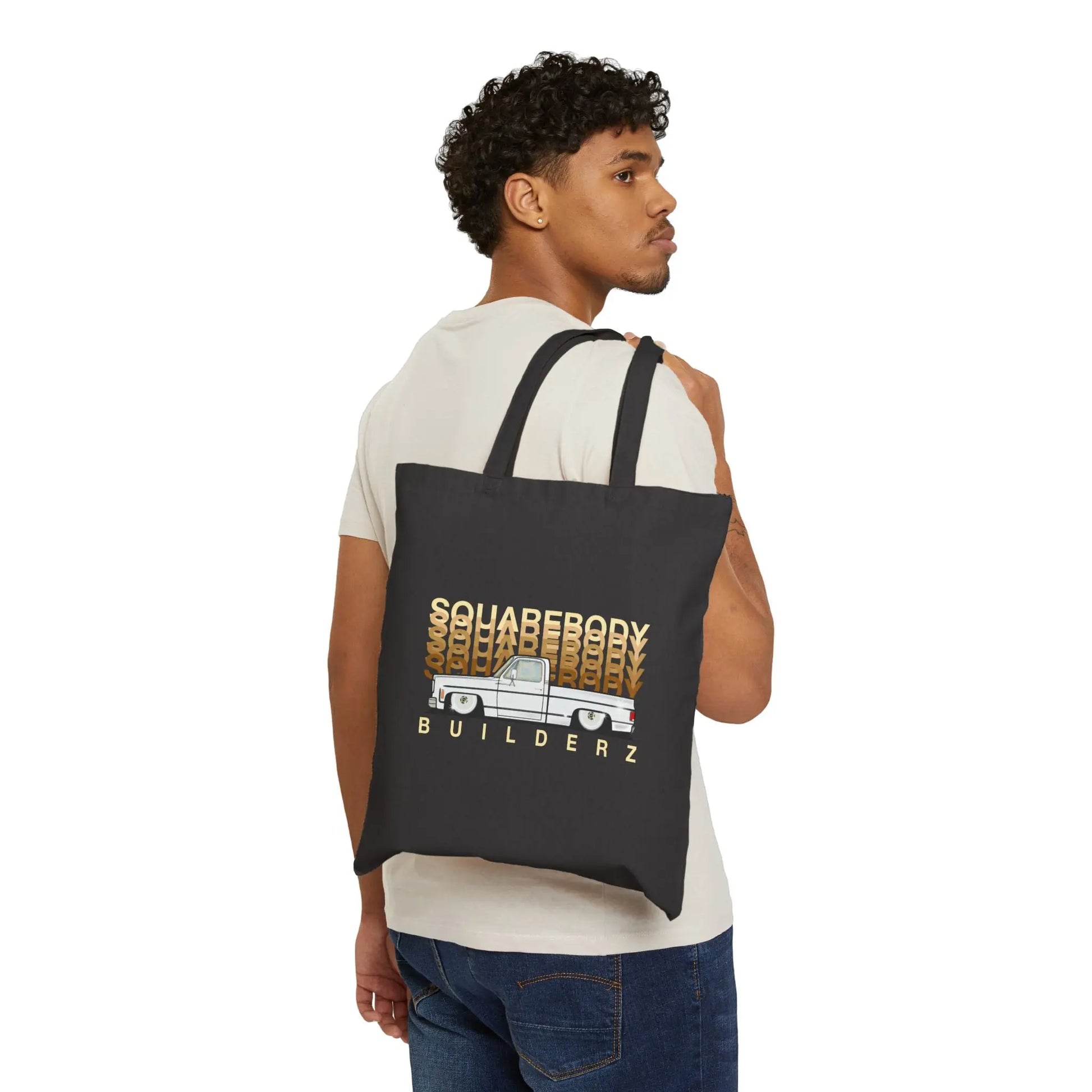 SQUAREBODY_BUILDERZ Canvas Tote Bag Printify