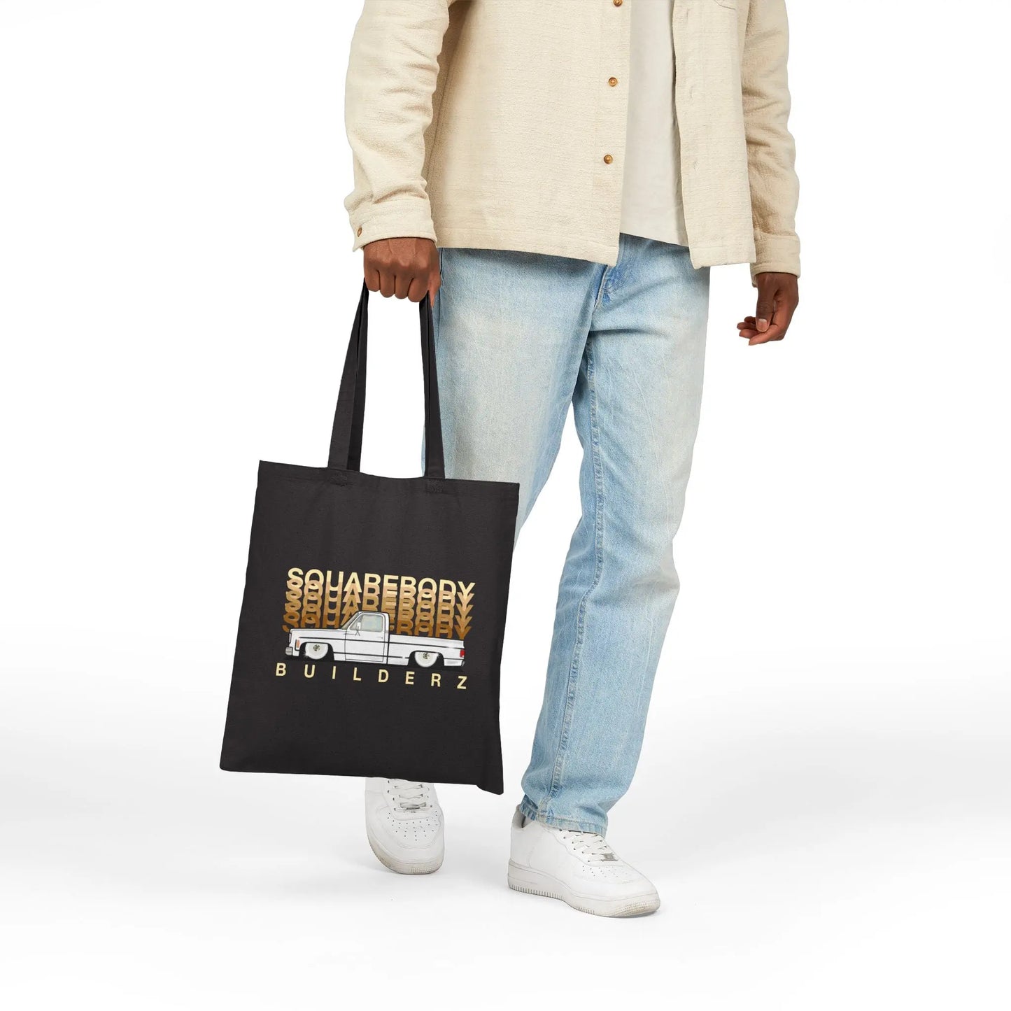 SQUAREBODY_BUILDERZ Canvas Tote Bag Printify