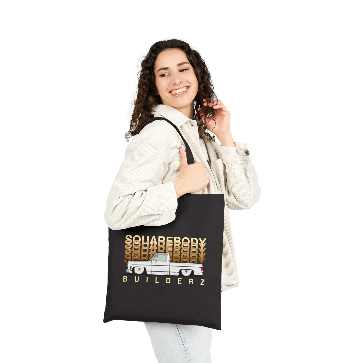 SQUAREBODY_BUILDERZ Canvas Tote Bag Printify