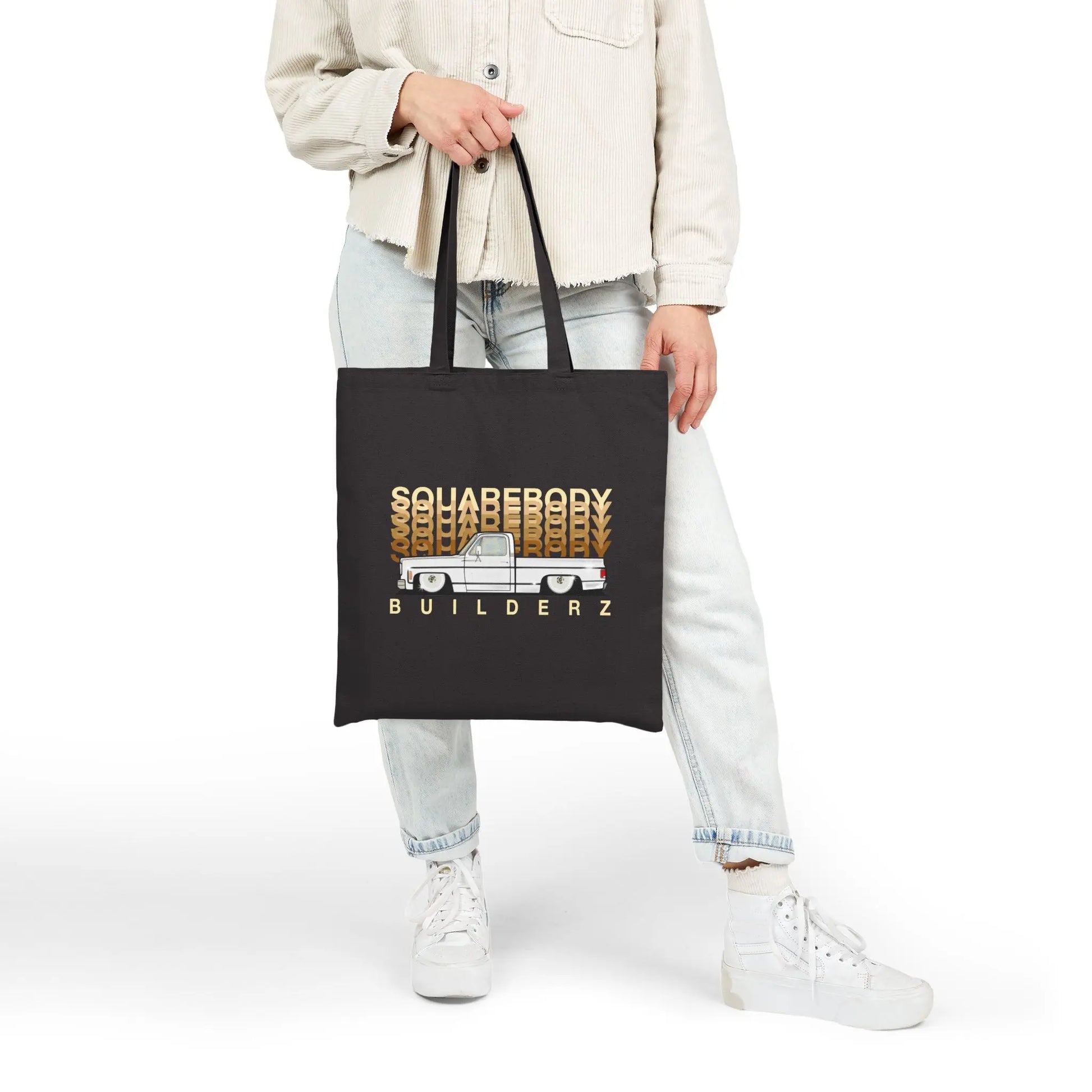 SQUAREBODY_BUILDERZ Canvas Tote Bag Printify