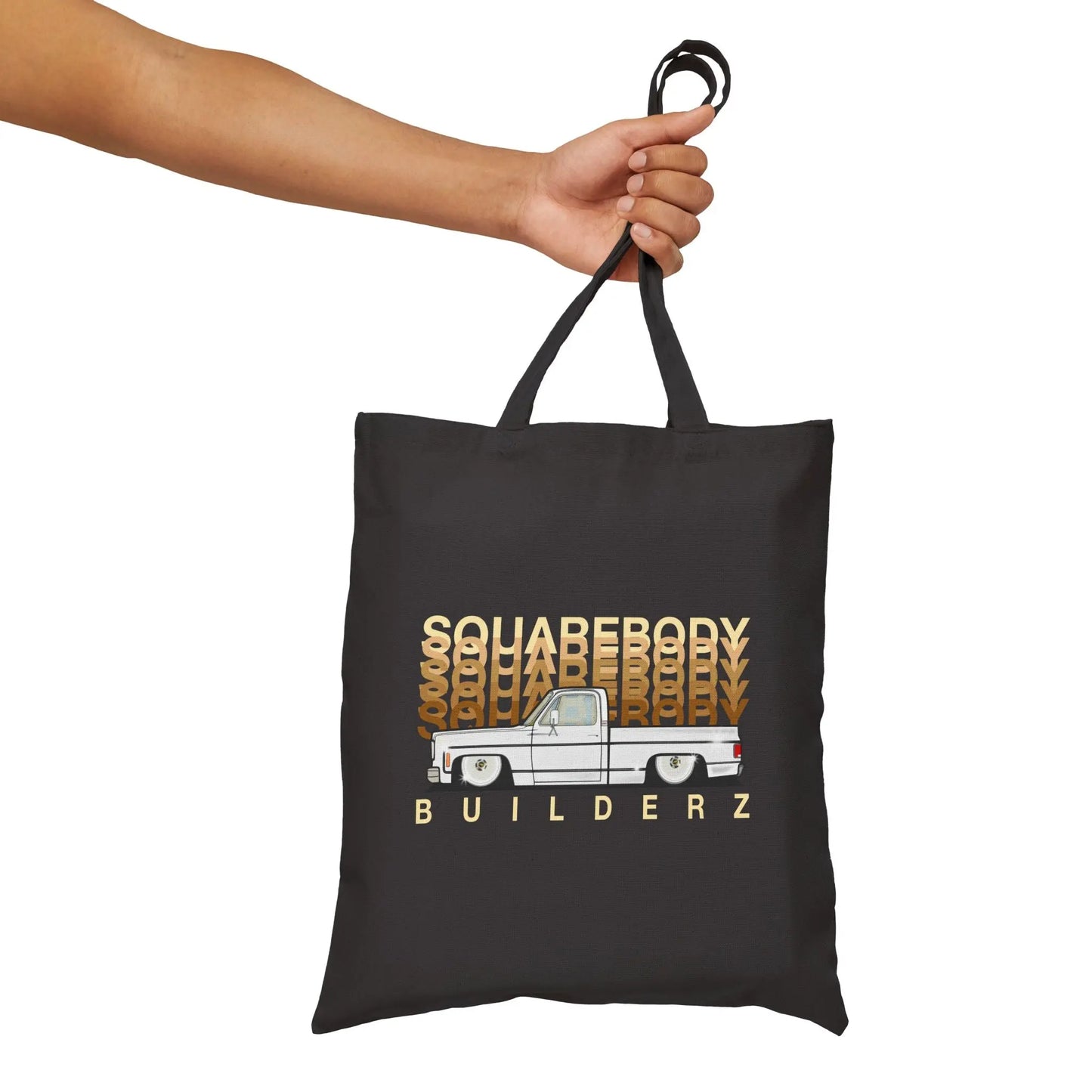 SQUAREBODY_BUILDERZ Canvas Tote Bag Printify