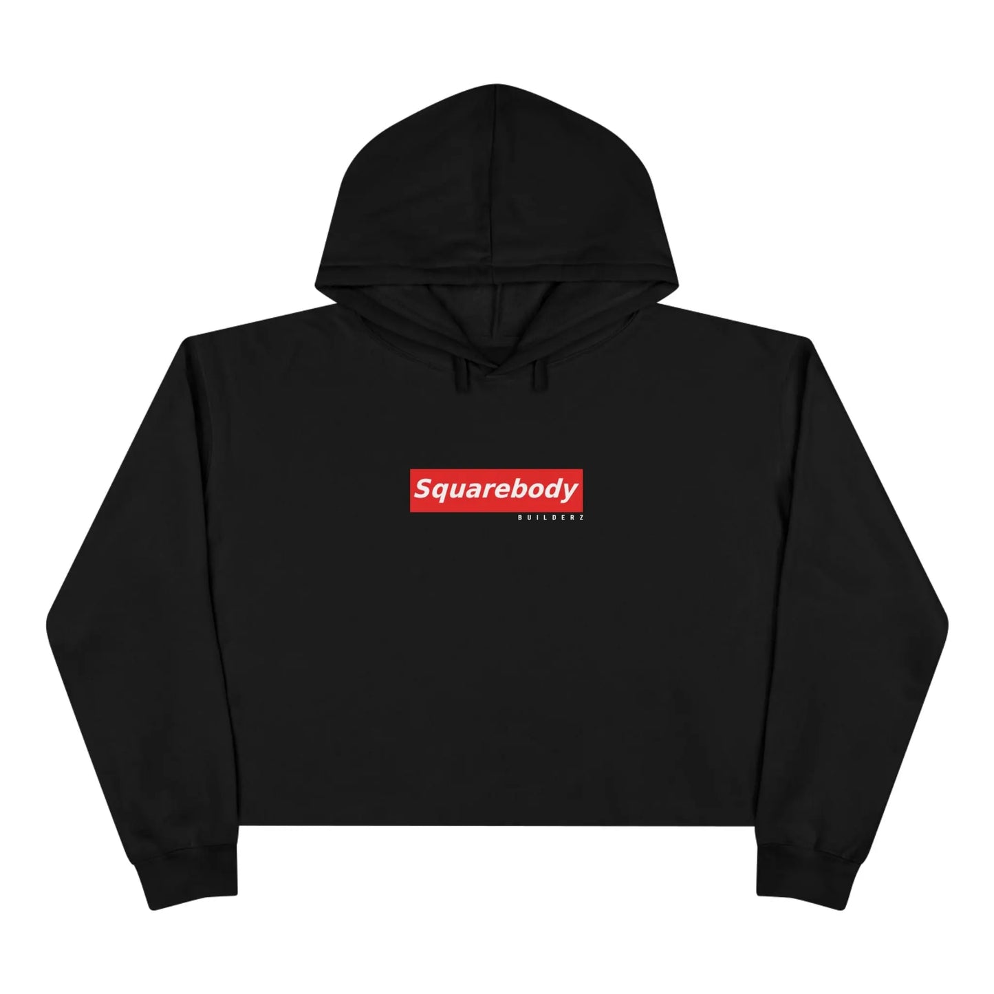 SQUAREBODY_BUILDERZ Crop Hoodie Printify