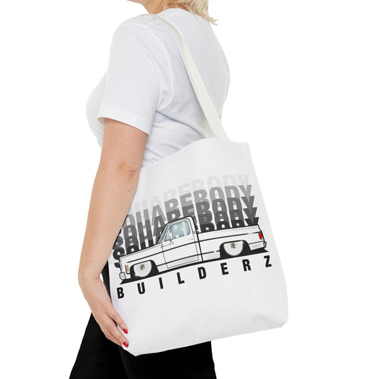 SQUAREBODY_BUILDERZ Tote Bag (AOP) Printify