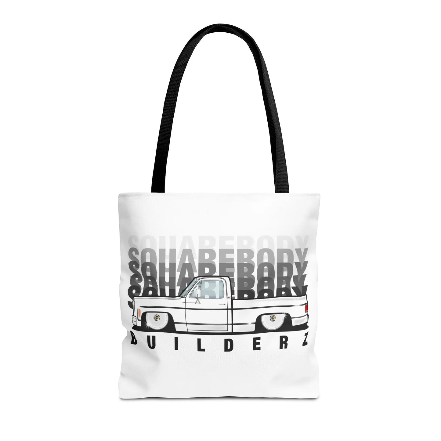 SQUAREBODY_BUILDERZ Tote Bag (AOP) Printify
