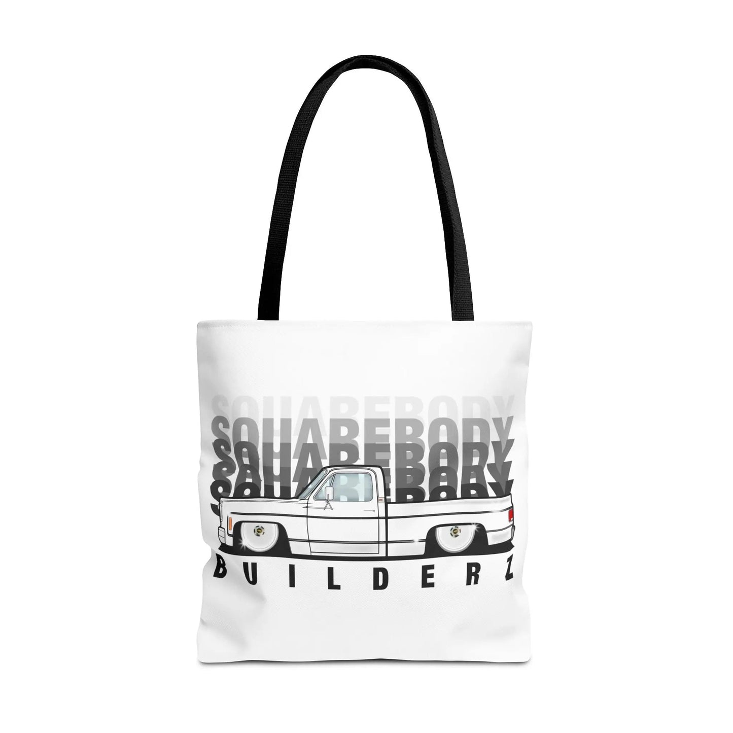 SQUAREBODY_BUILDERZ Tote Bag (AOP) Printify