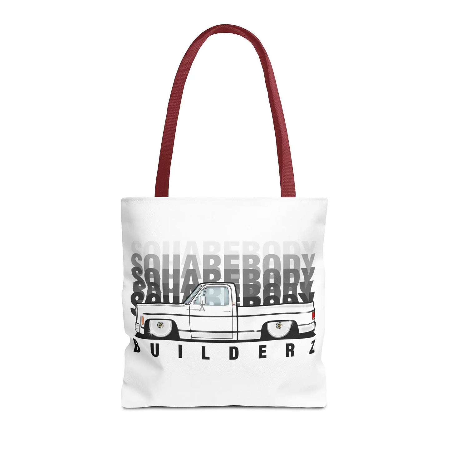 SQUAREBODY_BUILDERZ Tote Bag (AOP) Printify