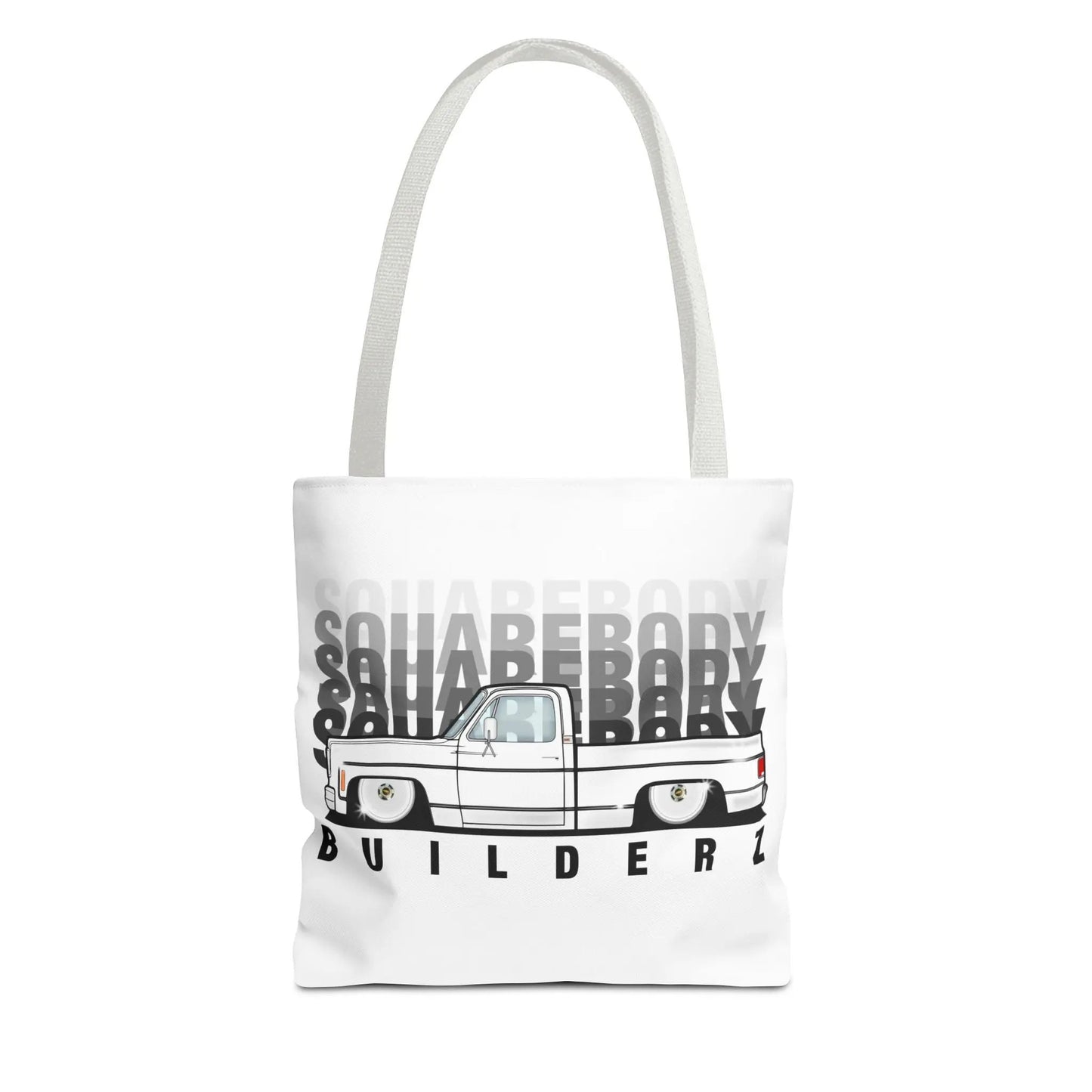 SQUAREBODY_BUILDERZ Tote Bag (AOP) Printify