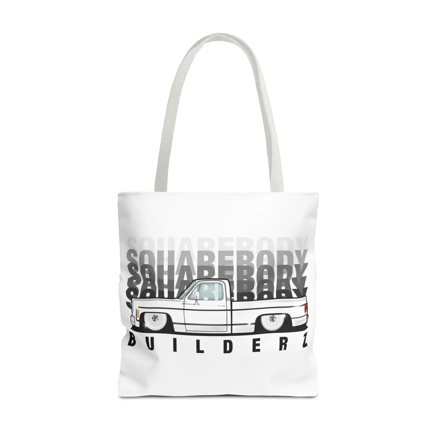 SQUAREBODY_BUILDERZ Tote Bag (AOP) Printify