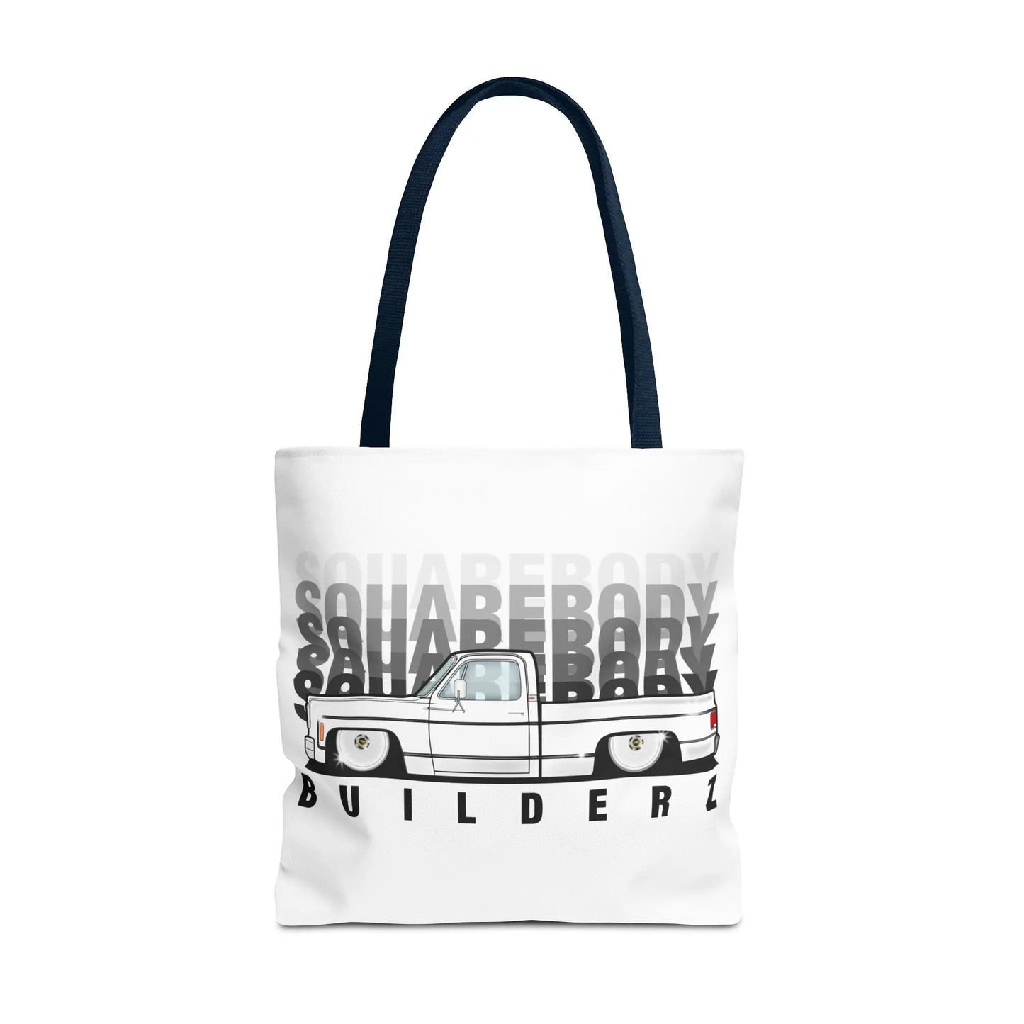 SQUAREBODY_BUILDERZ Tote Bag (AOP) Printify