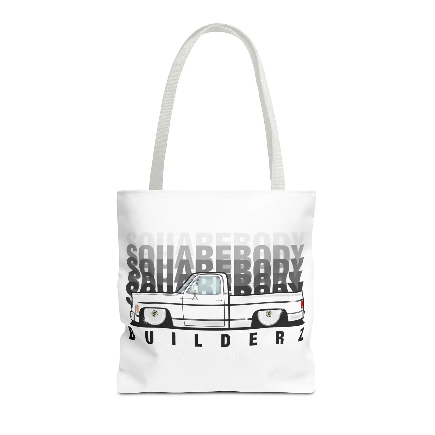 SQUAREBODY_BUILDERZ Tote Bag (AOP) Printify
