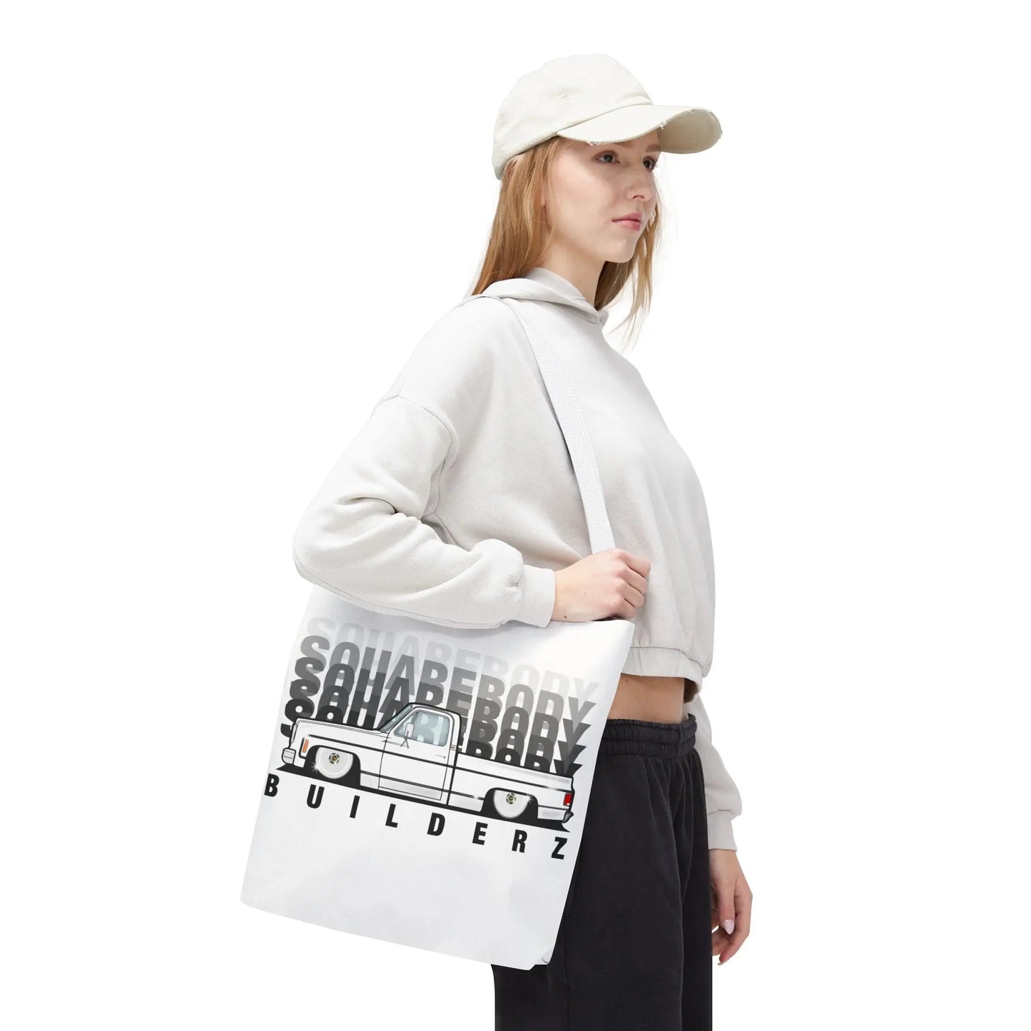 SQUAREBODY_BUILDERZ Tote Bag (AOP) Printify