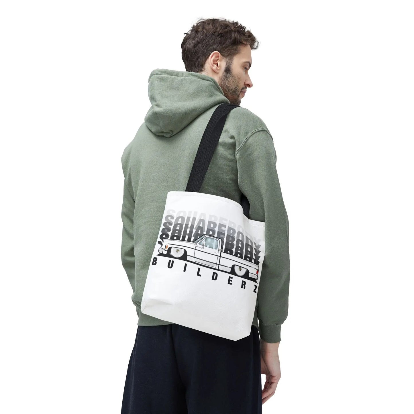 SQUAREBODY_BUILDERZ Tote Bag (AOP) Printify