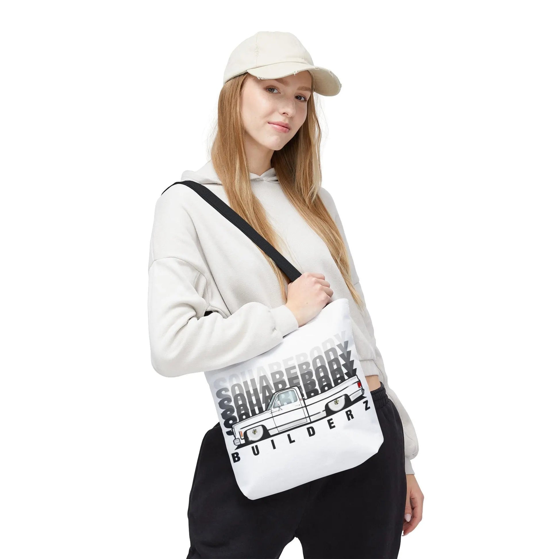 SQUAREBODY_BUILDERZ Tote Bag (AOP) Printify