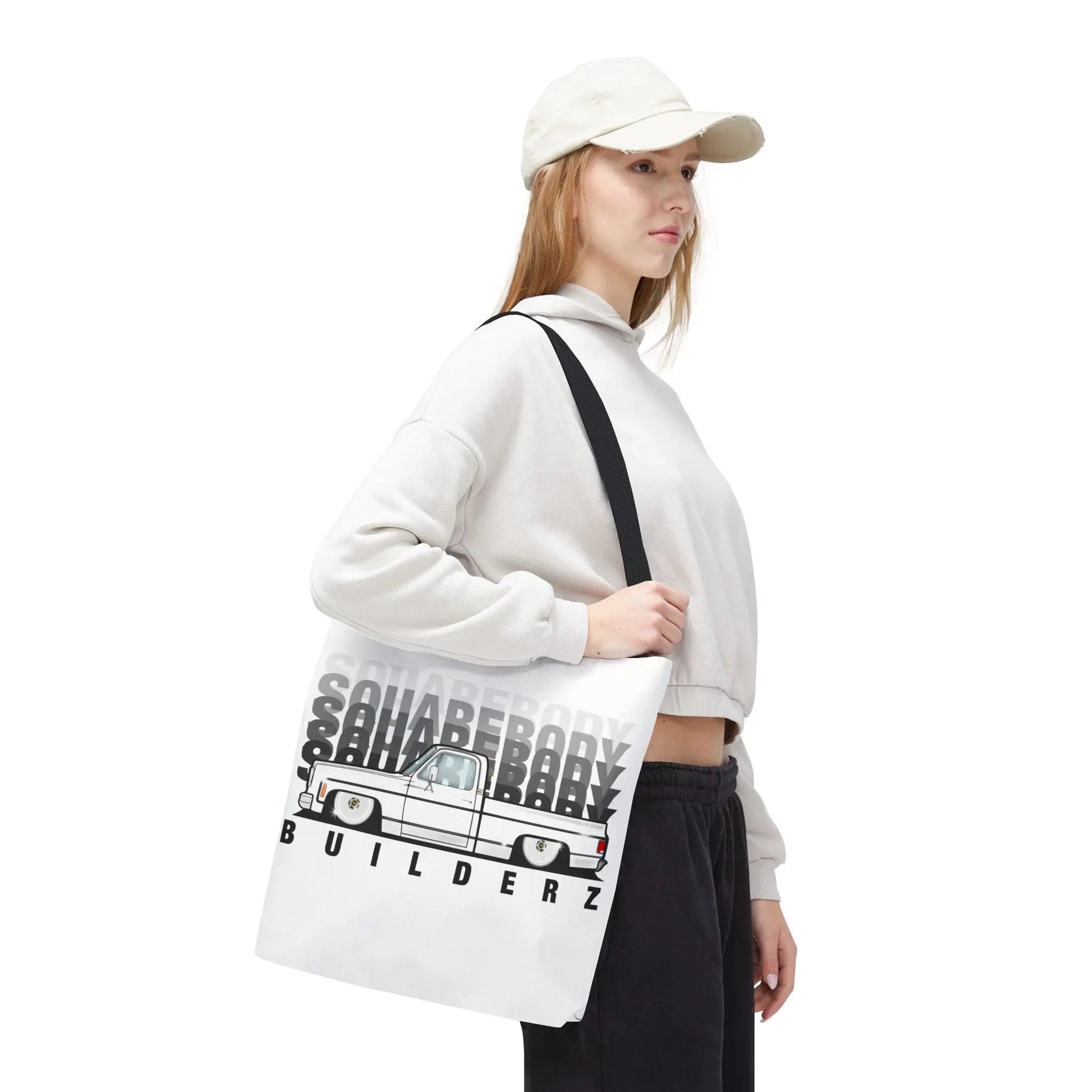 SQUAREBODY_BUILDERZ Tote Bag (AOP) Printify