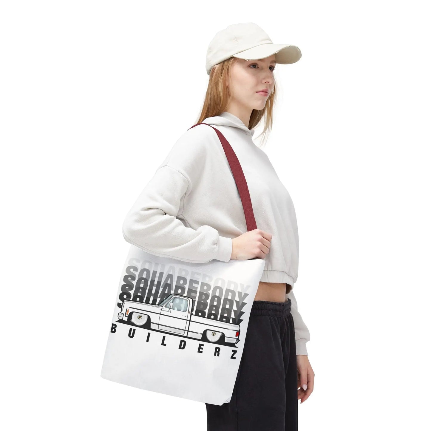 SQUAREBODY_BUILDERZ Tote Bag (AOP) Printify